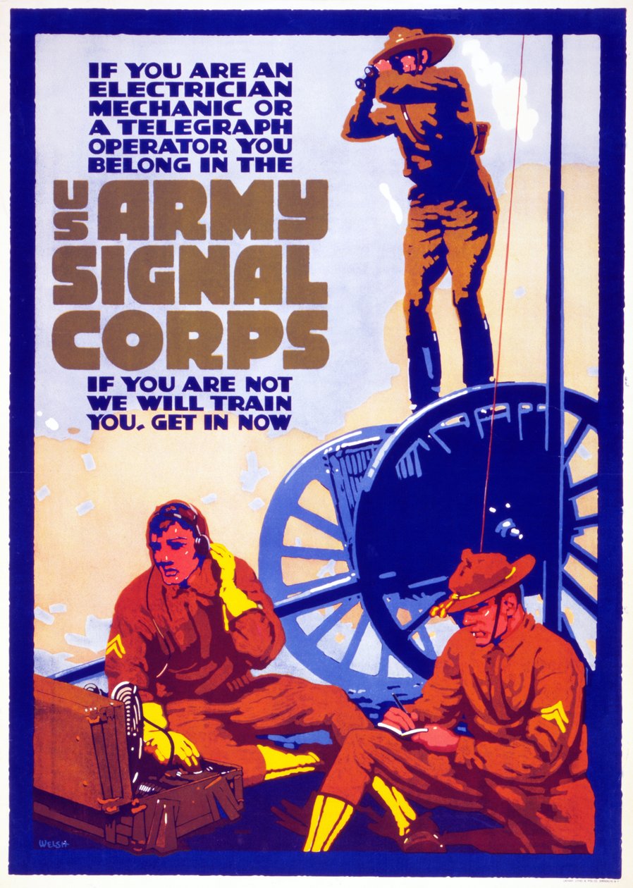 Corpo do Exército dos EUA, 1917-20 de Horace Devitt Welsh