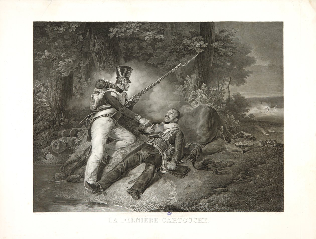 O último cartucho de Emile Jean Horace Vernet