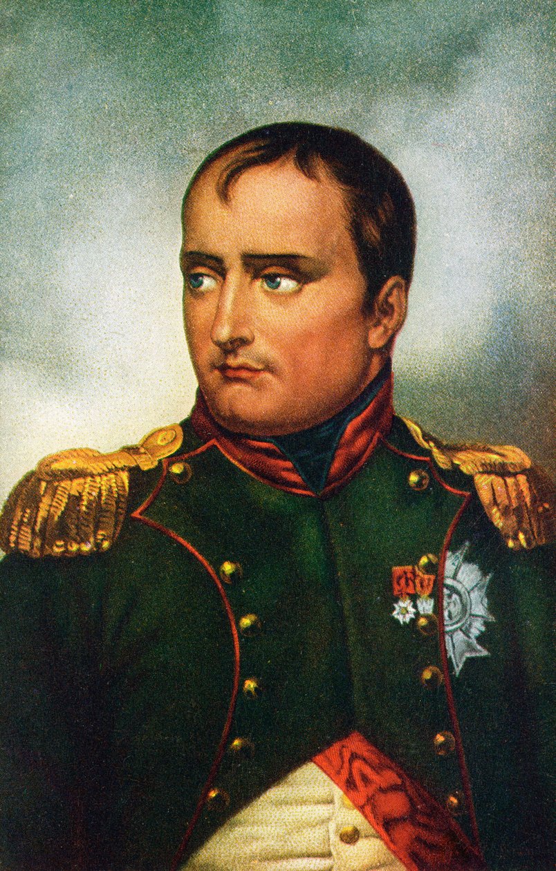 Retrato de Napoleão Bonaparte de Horace (after) Vernet