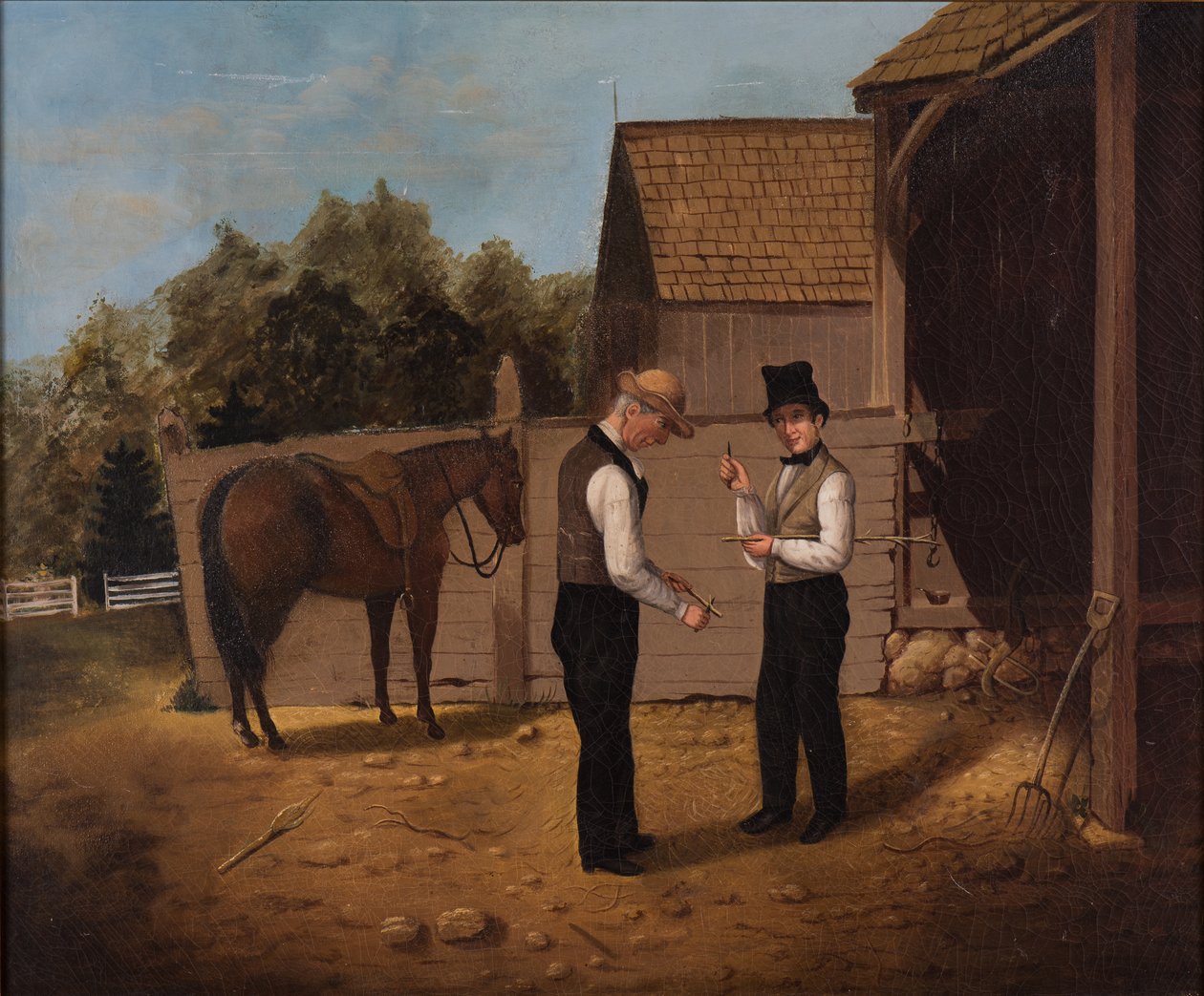 Negociação para um cavalo, 1850-1855 de Horace Bundy