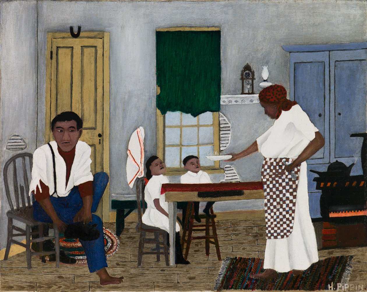 Pequeno almoço de domingo de manhã de Horace Pippin