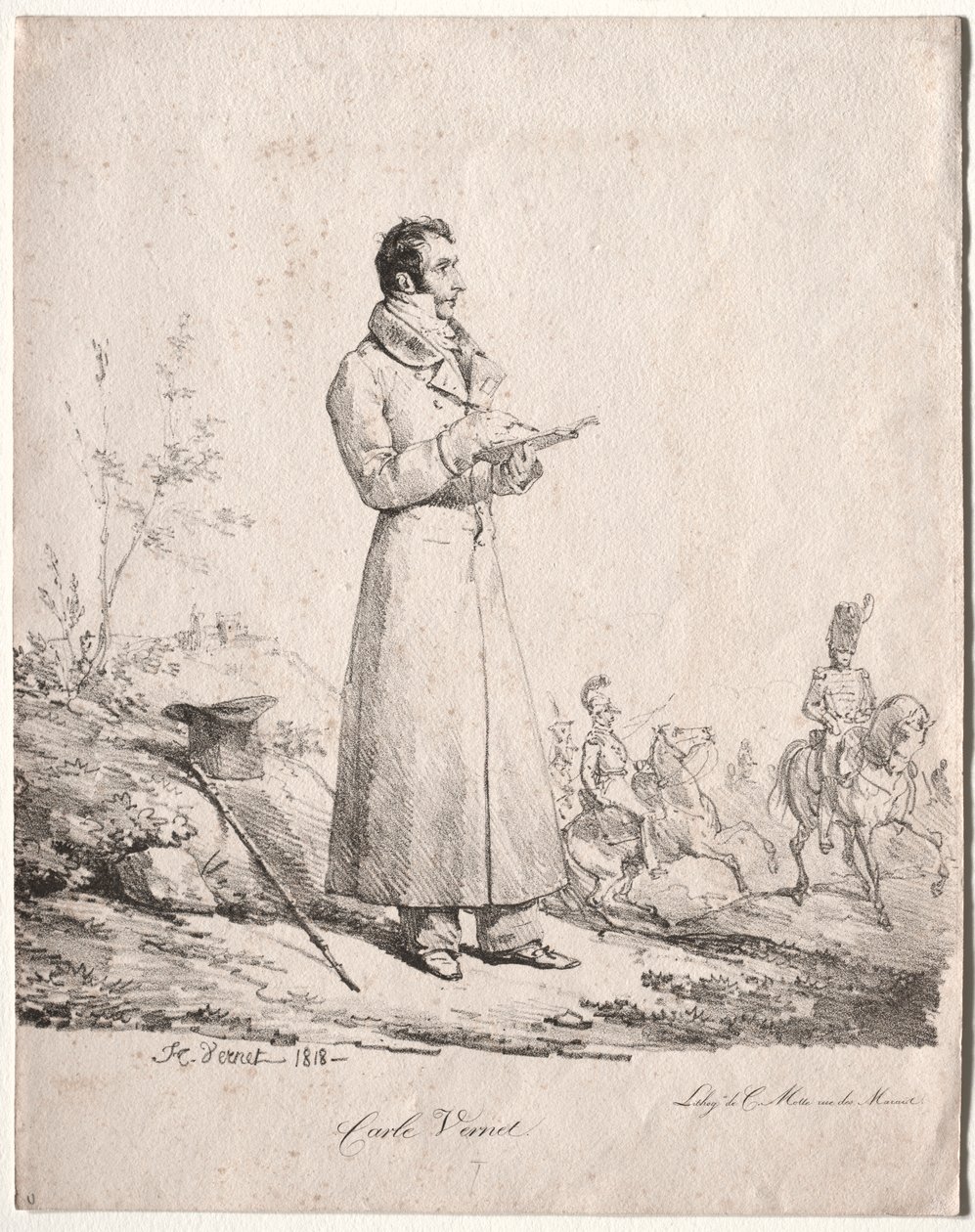 Antoine Charles Horace Vernet, chamado Carle de Emile Jean Horace Vernet