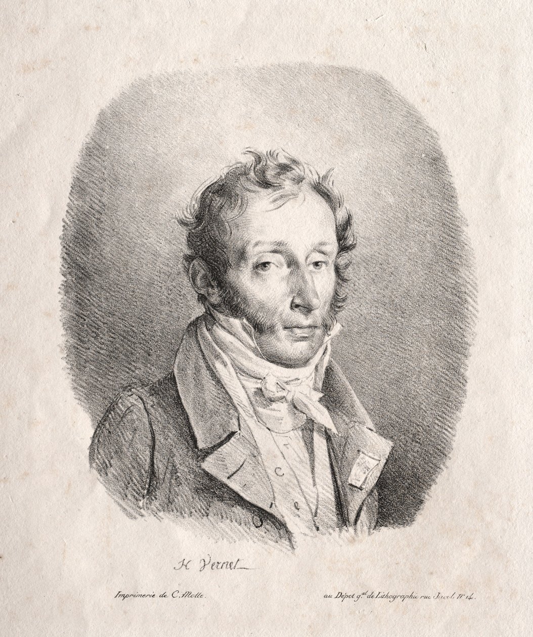 Carle Vernet, 1817. de Emile Jean Horace Vernet