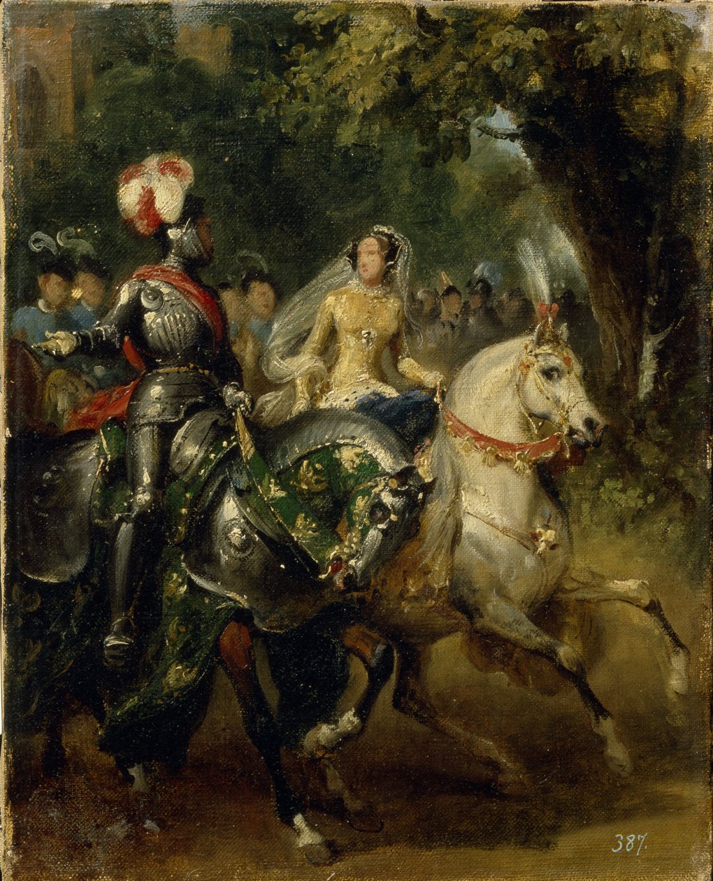 Cavalcade, ca 1842 de Emile Jean Horace Vernet
