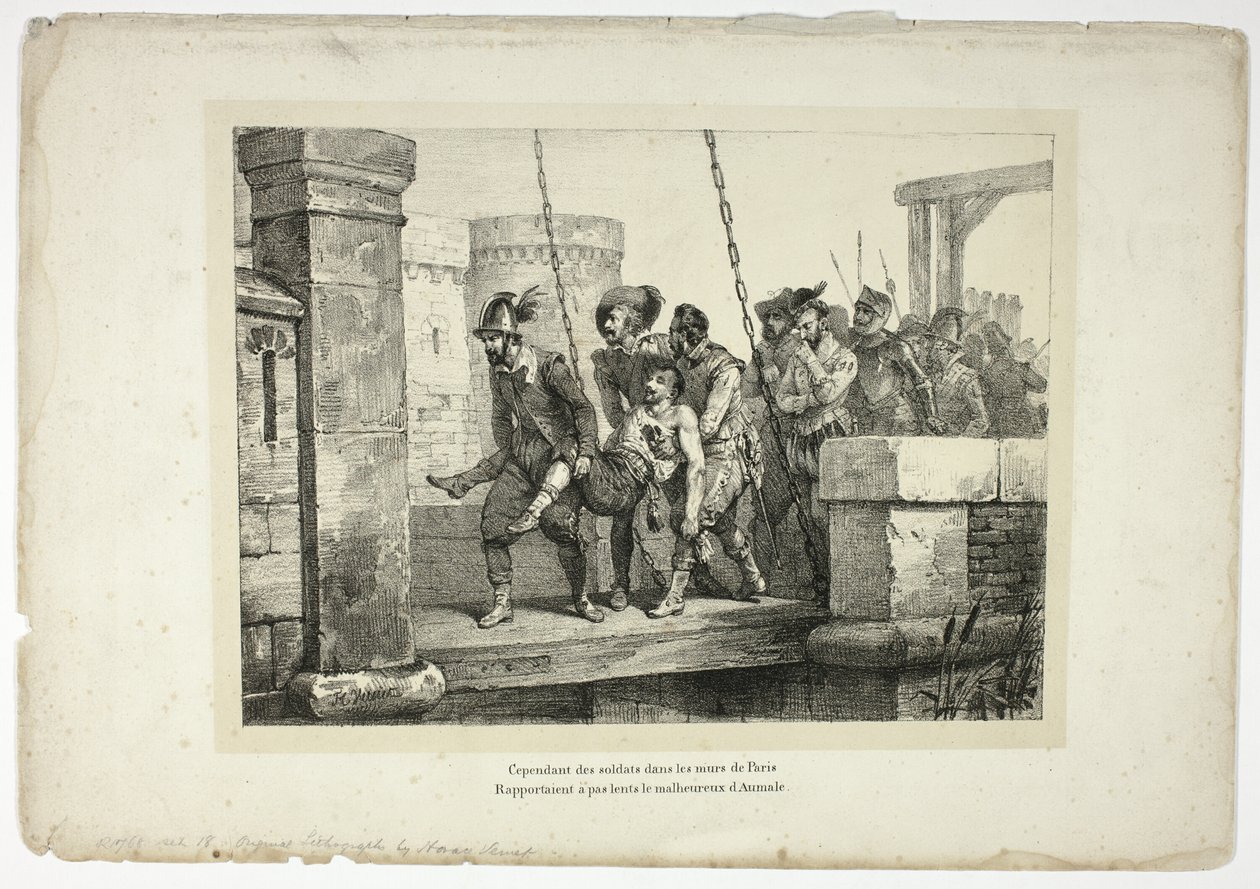 No entanto, os soldados dentro das muralhas de Paris... de Horace Vernet