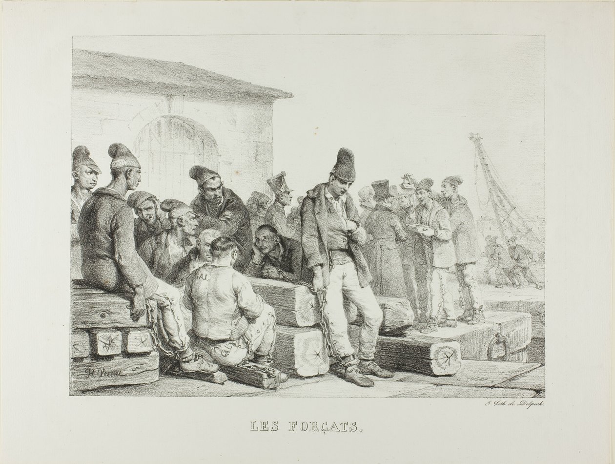 Condenados de Emile Jean Horace Vernet