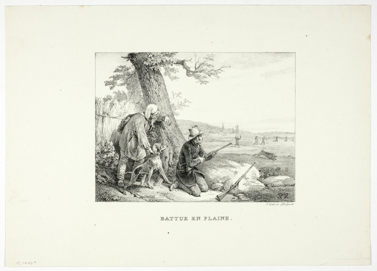 Derrotado facilmente de Emile Jean Horace Vernet