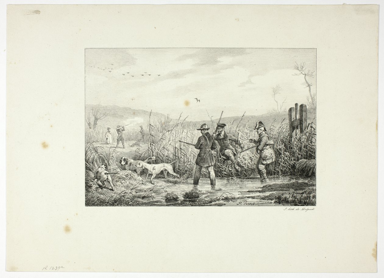 Caçadoras de Emile Jean Horace Vernet