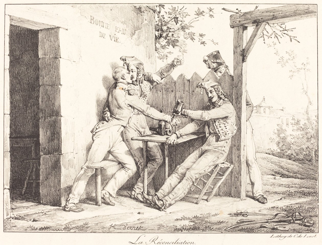 A Reconciliação de Emile Jean Horace Vernet