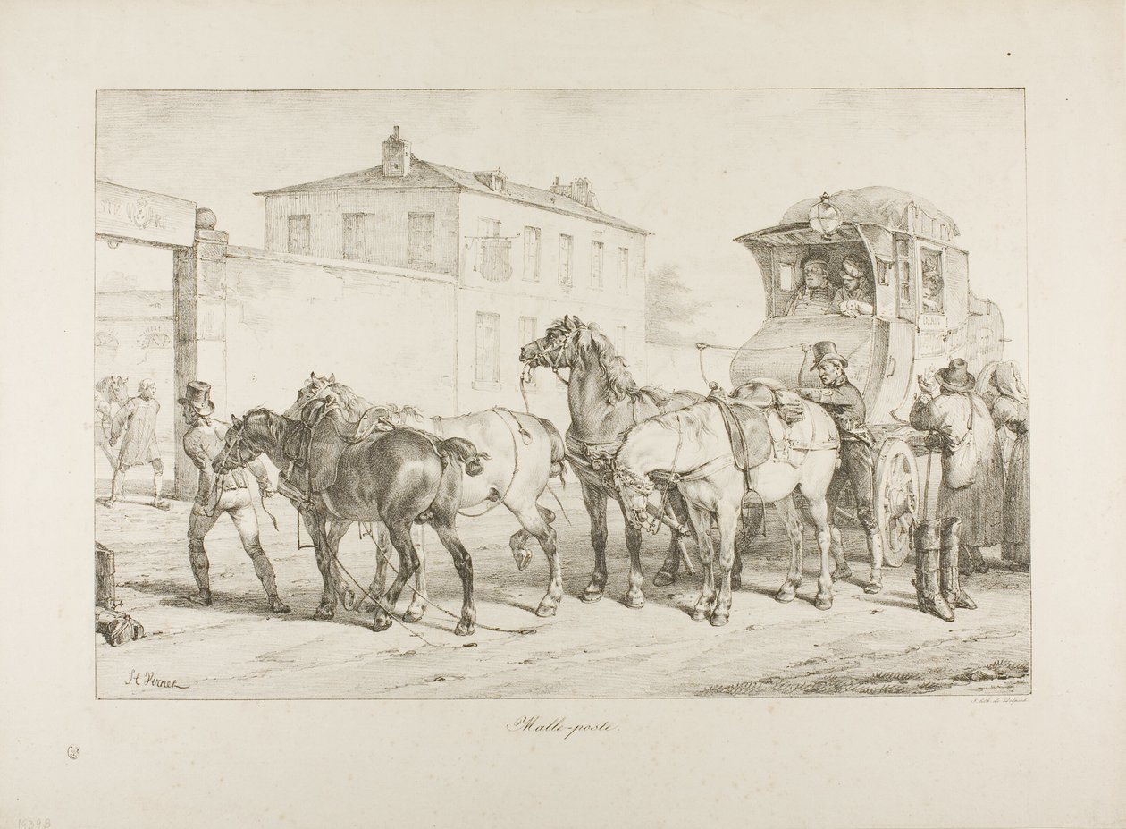 Treinador de correio de Emile Jean Horace Vernet