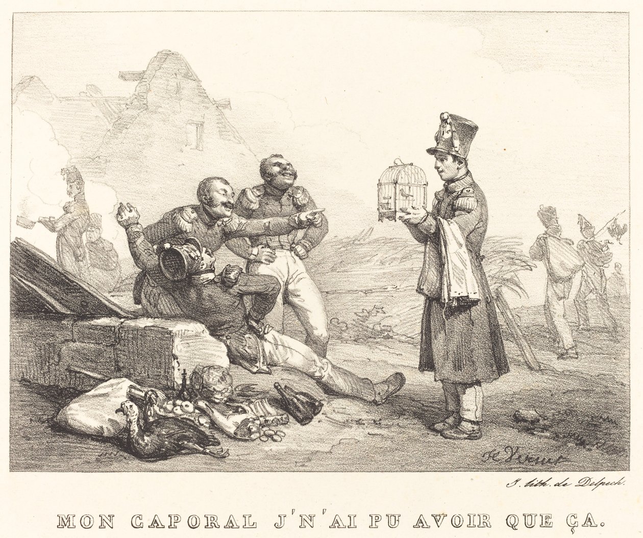 Meu Cabo, eu só poderia ter isso de Emile Jean Horace Vernet