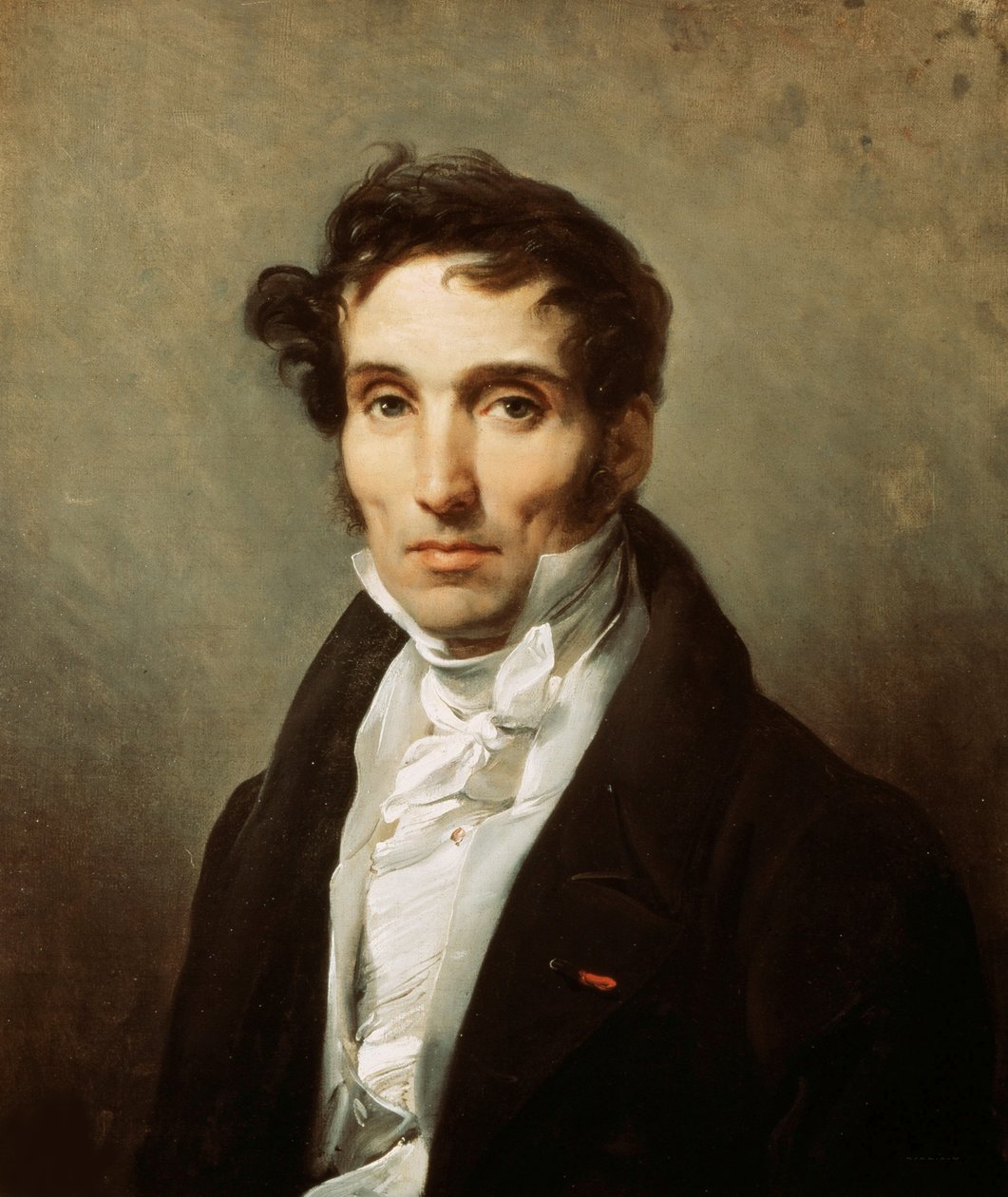 Retrato do Barão Pierre-Narcisse Guérin 1774-1833, 1829. de Emile Jean Horace Vernet