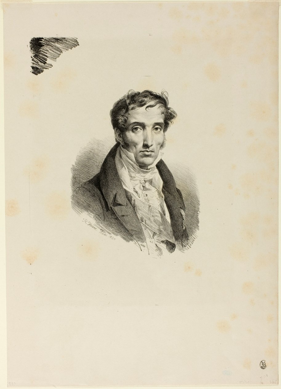 Retrato de Pierre Guerin de Horace Vernet