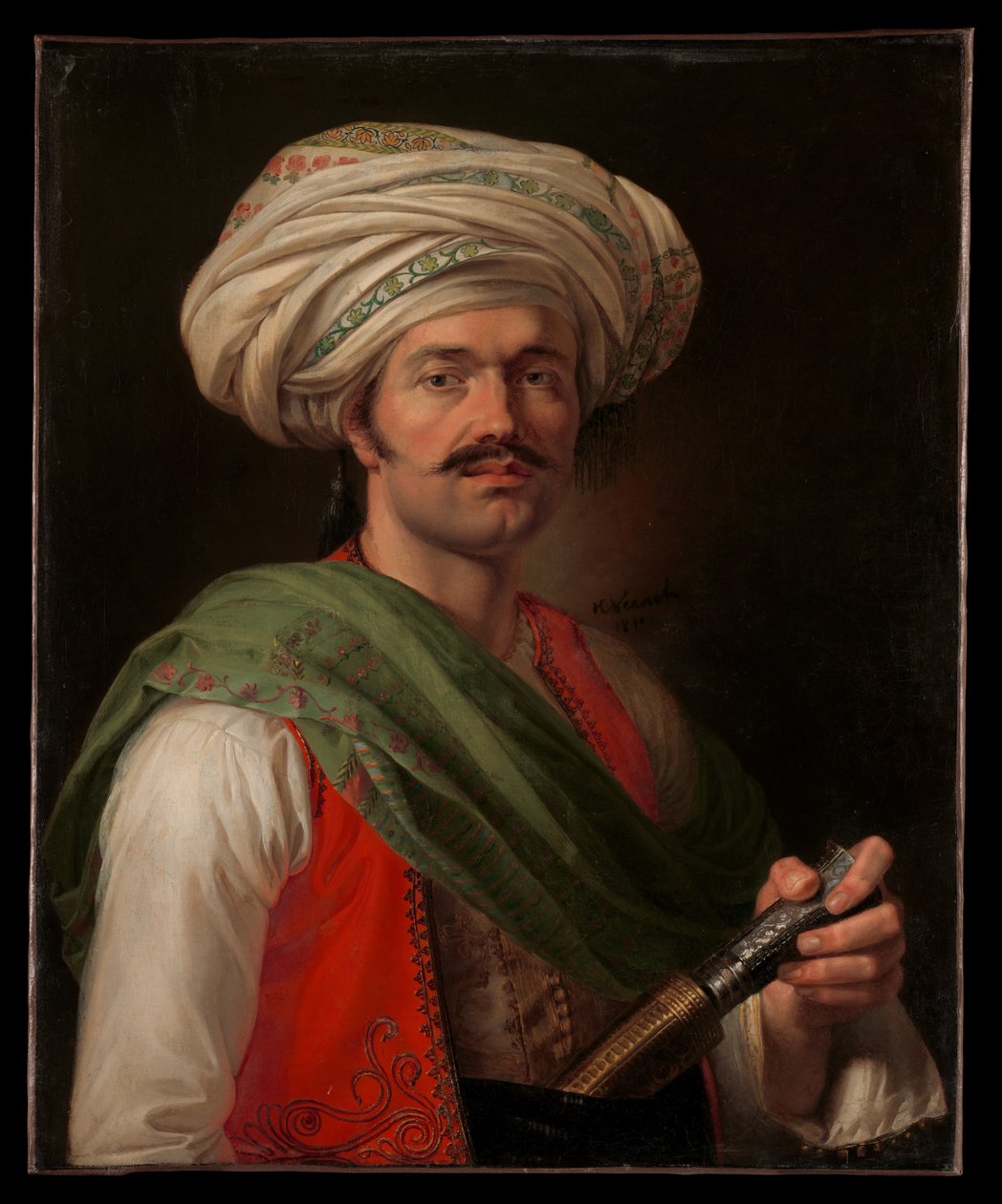 Retrato de um «mameluco» de Horace Vernet