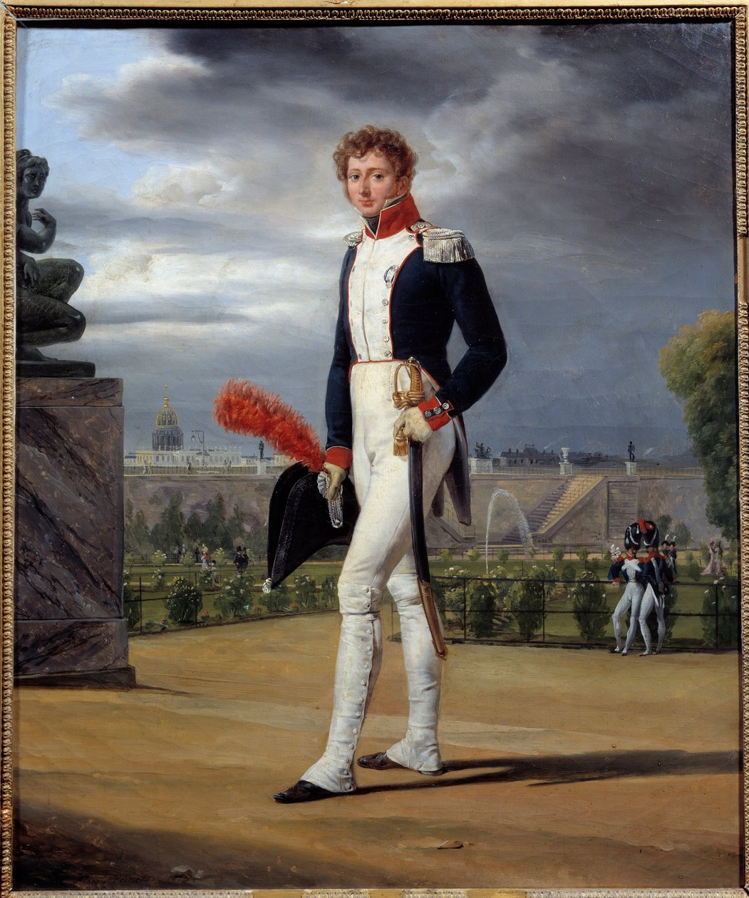 Retrato do colecionador Philippe Lenoir (1785 - 1867). Pintura de Emile Dit Horace Vernet (1789-1863) de Emile Jean Horace Vernet