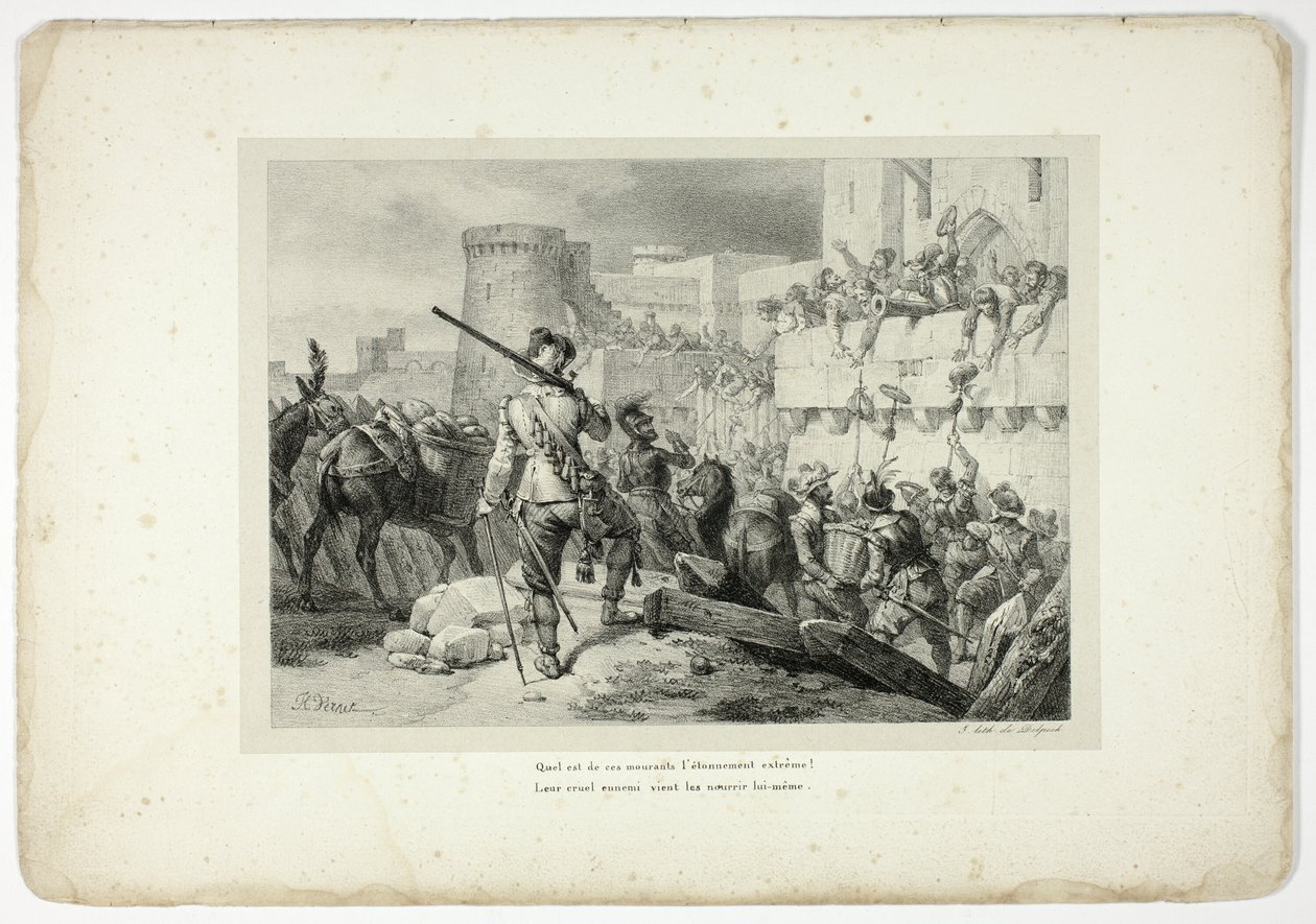 Que espanto para estes moribundos... de Horace Vernet