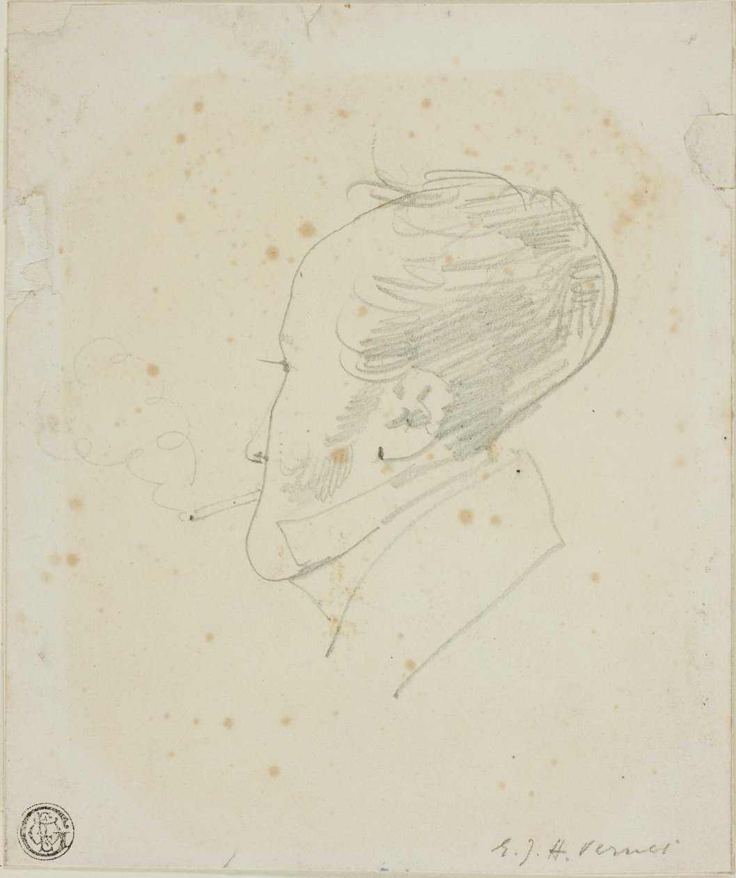 Autorretrato de Horace Vernet