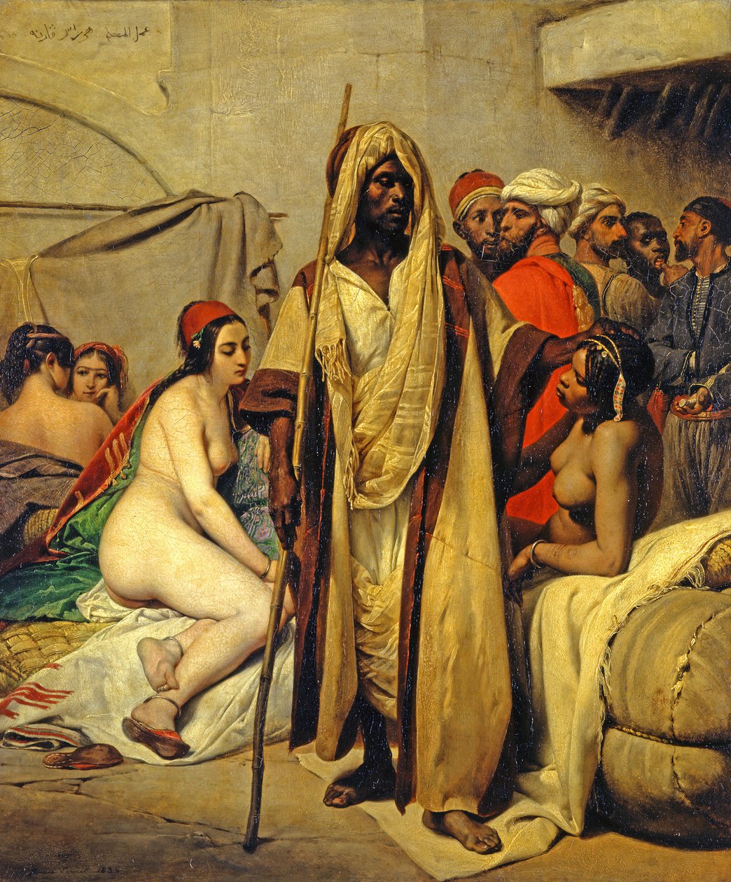 Mercado de escravos de Horace Vernet