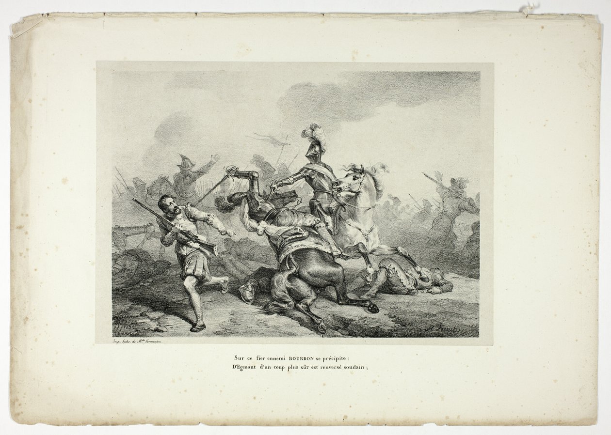 BOURBON ataca este orgulhoso inimigo... de Horace Vernet