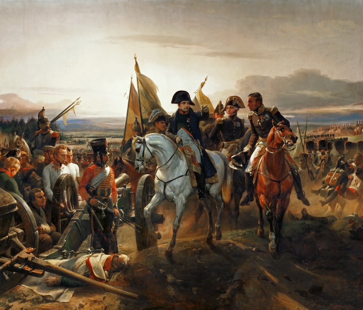 A Batalha de Friedland em 14 de junho de 1807 de Emile Jean Horace Vernet
