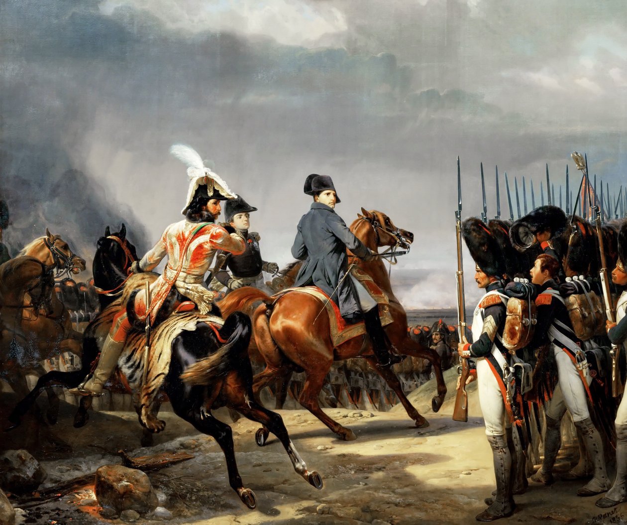 A Batalha de Jena em 14 de outubro de 1806 de Emile Jean Horace Vernet