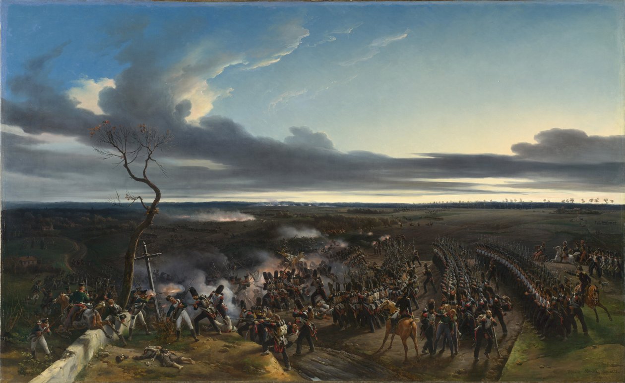 A Batalha de Montmirail de Emile Jean Horace Vernet