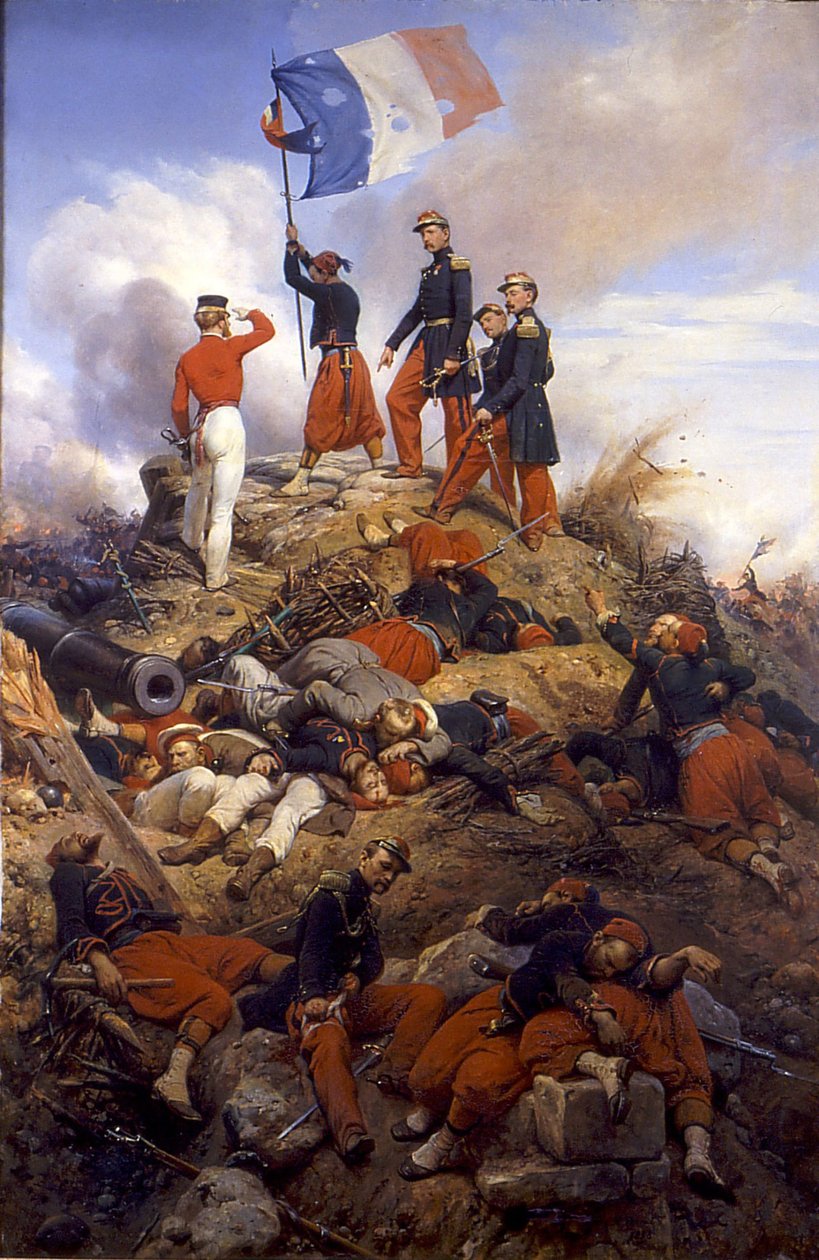 A tomada do reduto de Malakoff de Horace Vernet