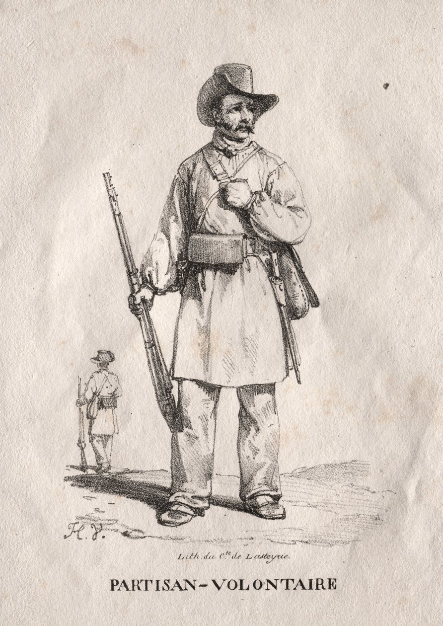 Partidário Voluntário, 1822. de Emile Jean Horace Vernet
