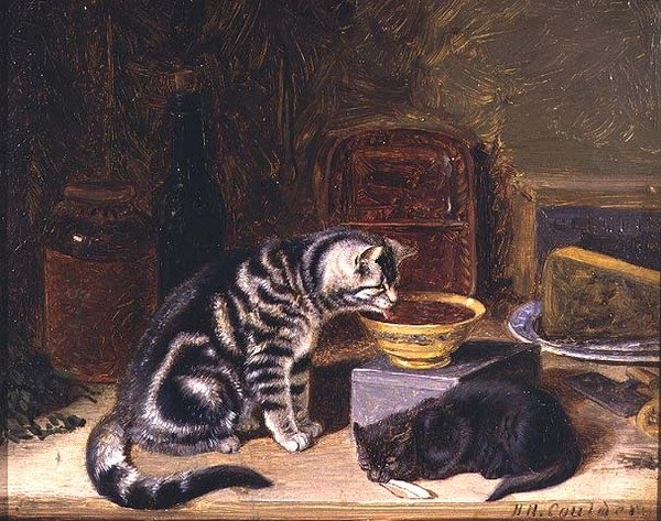 Dois Gatos de Horatio Henry Couldery
