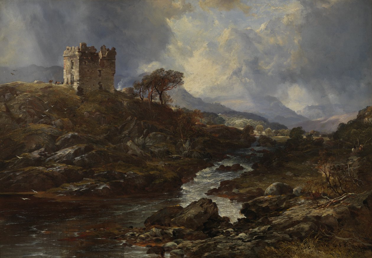 Castelo de Kinlochaline de Horatio McCulloch