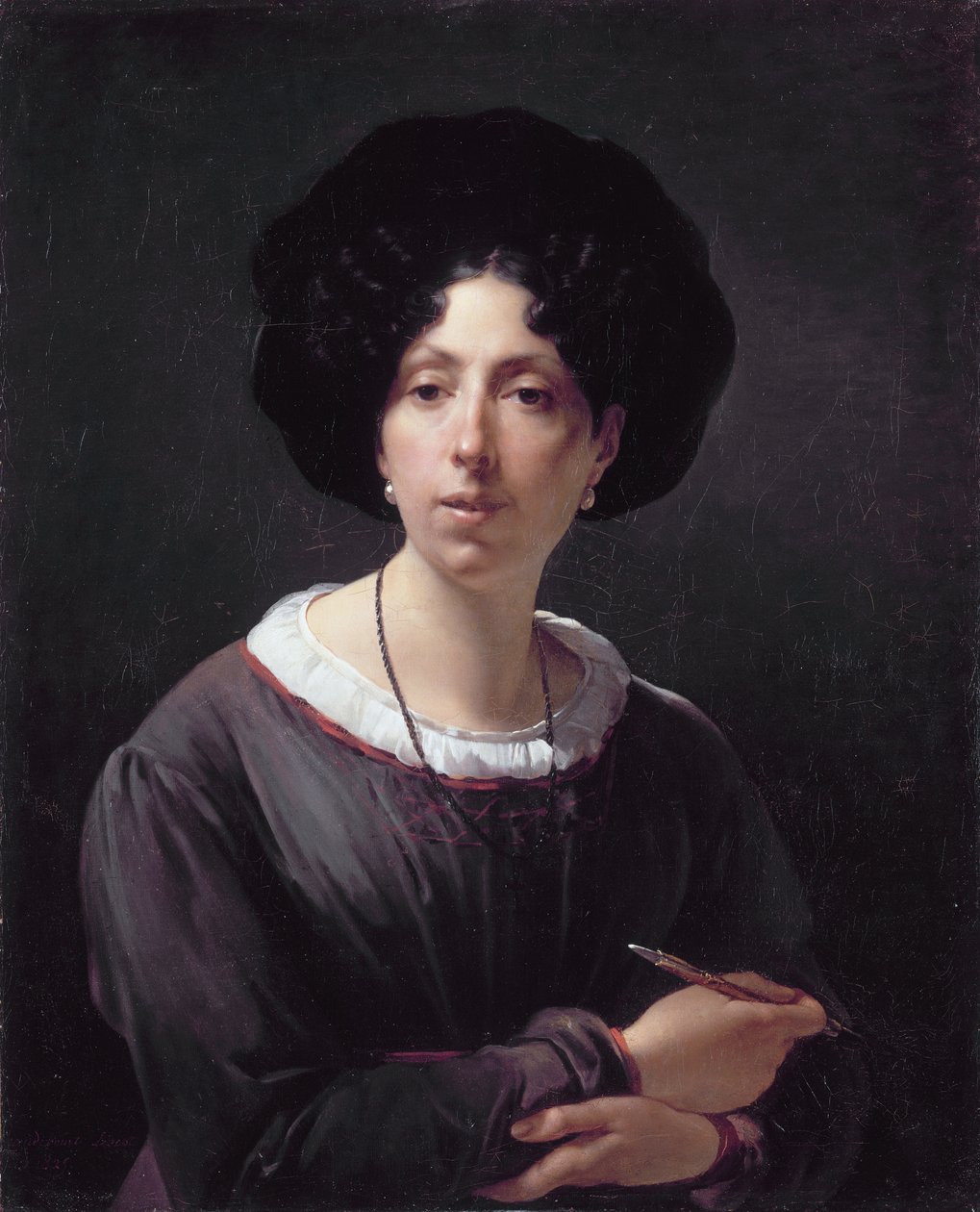 Auto-retrato de Hortense Haudebourt Lescot