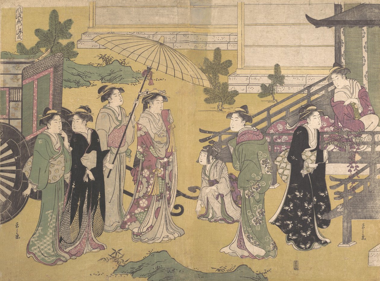 Qual é a parte de trás do Fuji? 1790. de Hosoda Eishi