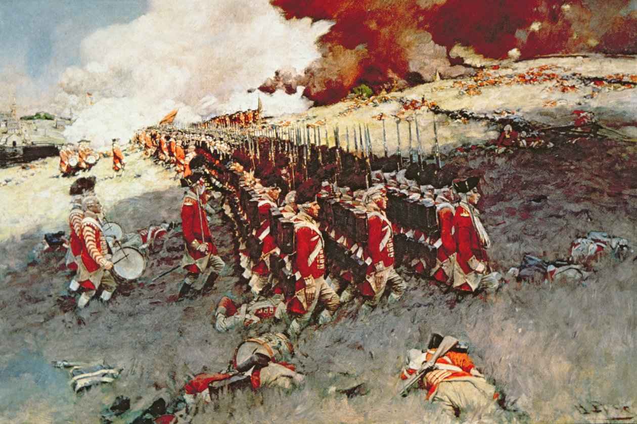 Batalha de Bunker Hill de Howard (after) Pyle