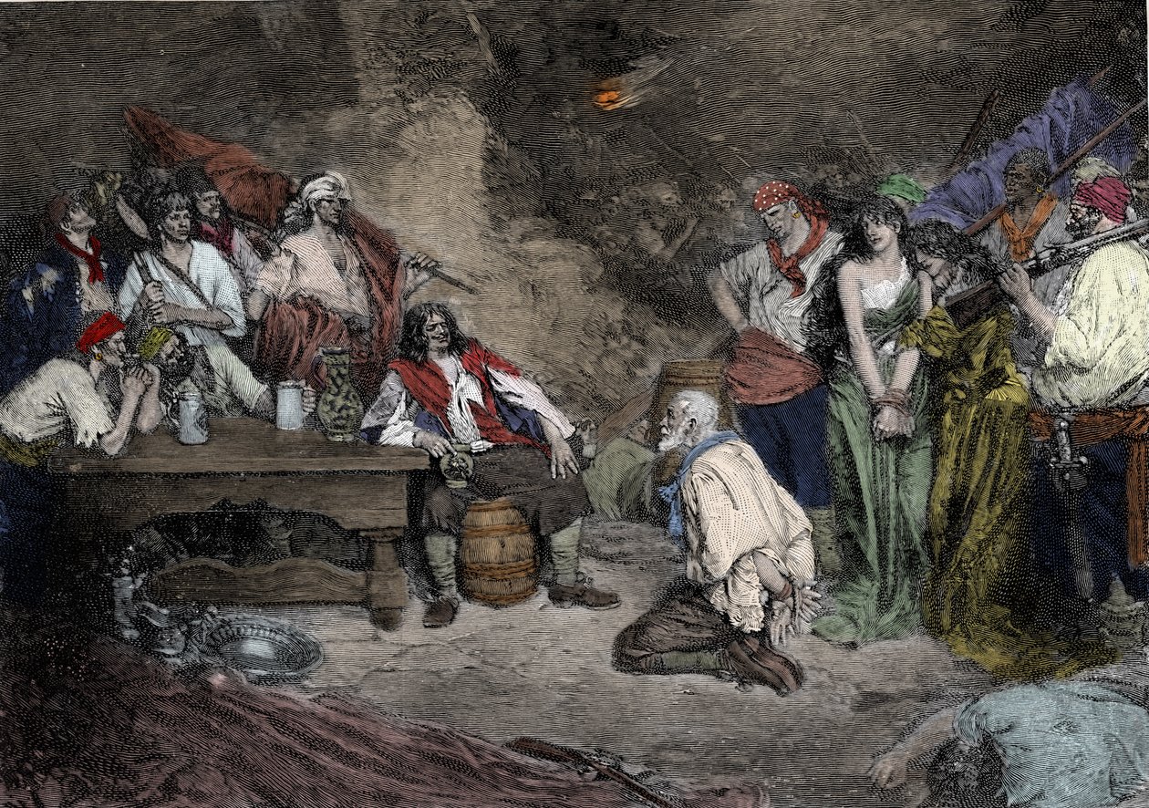 Sir Henry Morgan em Porto Bello de Howard (after) Pyle