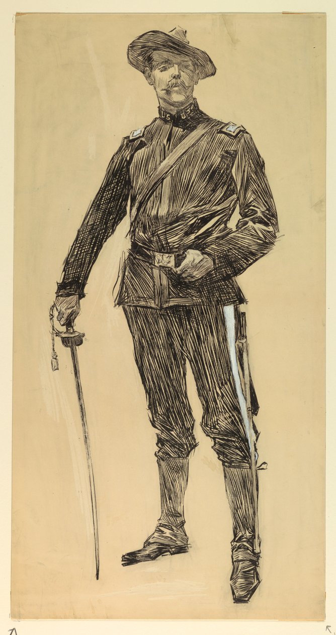 Oficial Americano (Guerra Hispano-Americana) de Howard Chandler Christy