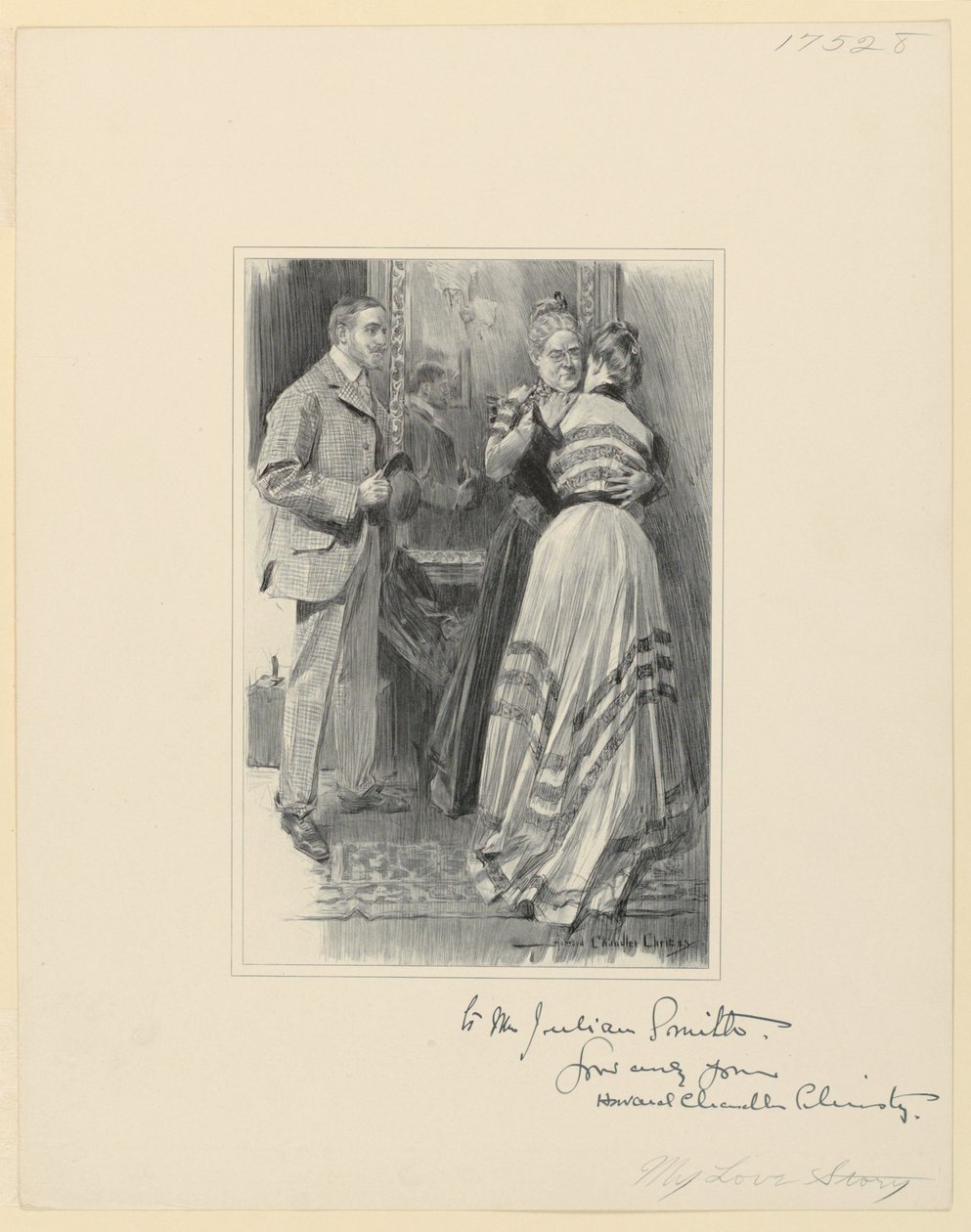 Fiquei sem palavras em minha perplexidade de Howard Chandler Christy