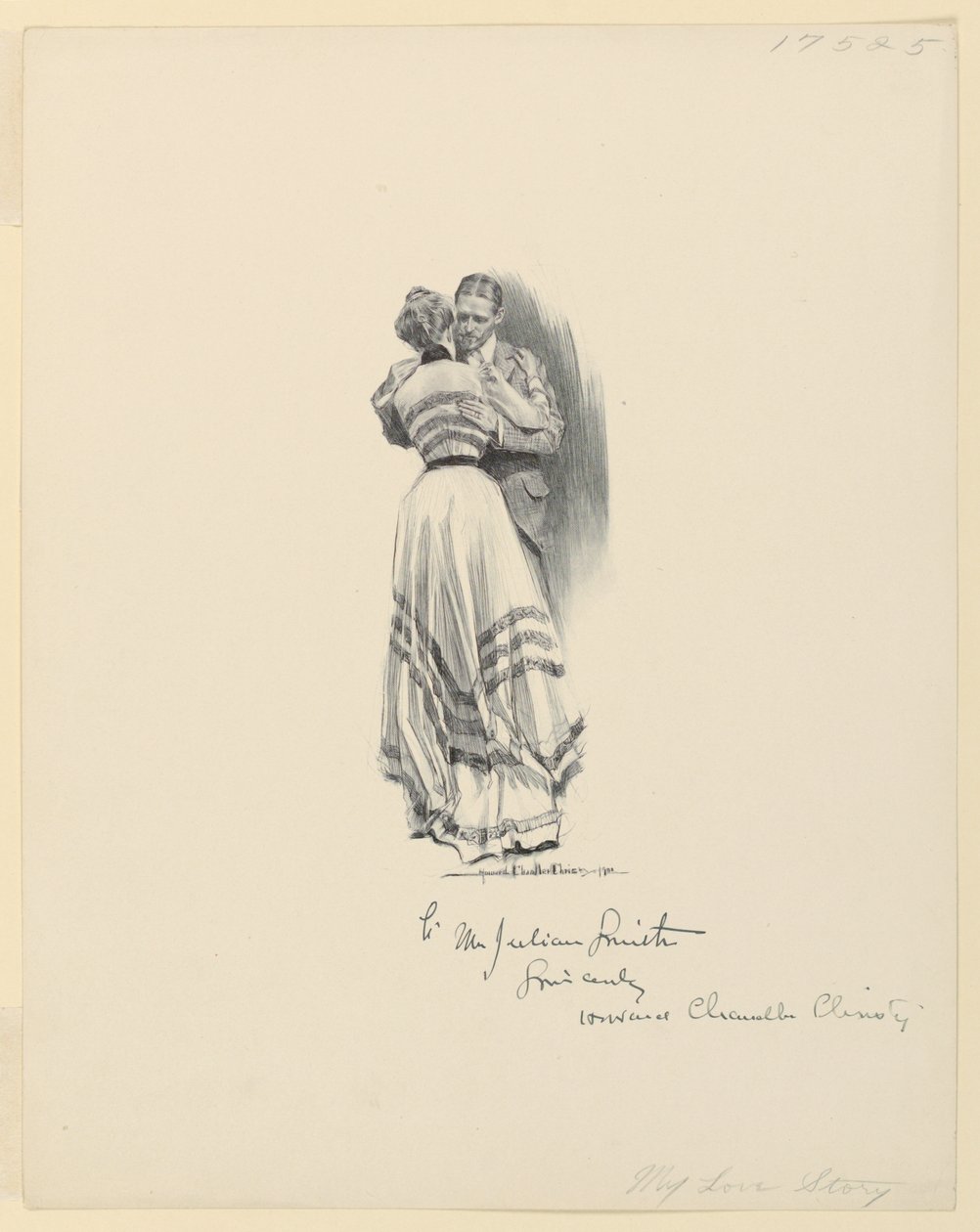 Você não gosta das minhas histórias de amor, querida, então não escreverei mais de Howard Chandler Christy