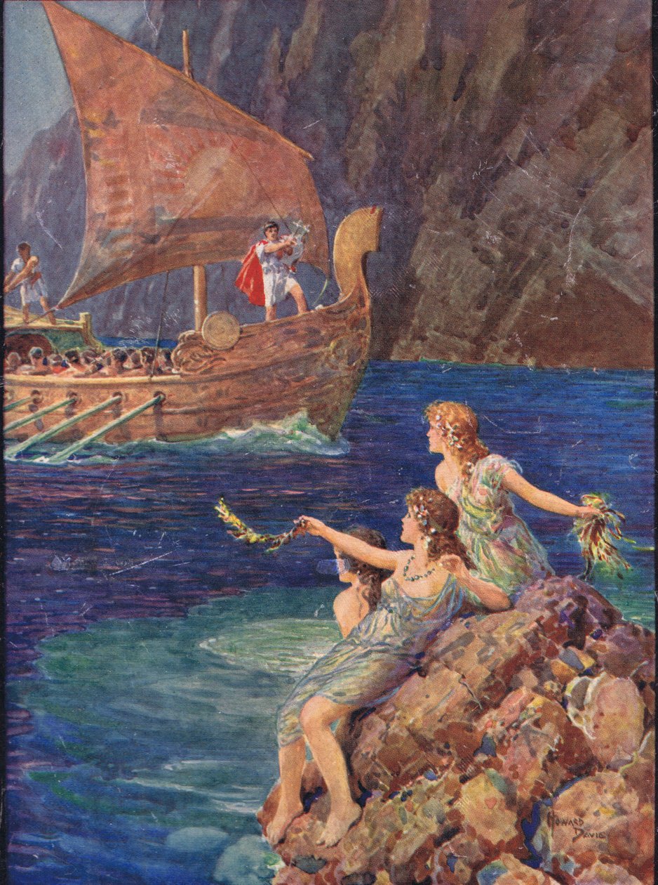 Ninfas da água chamando à 