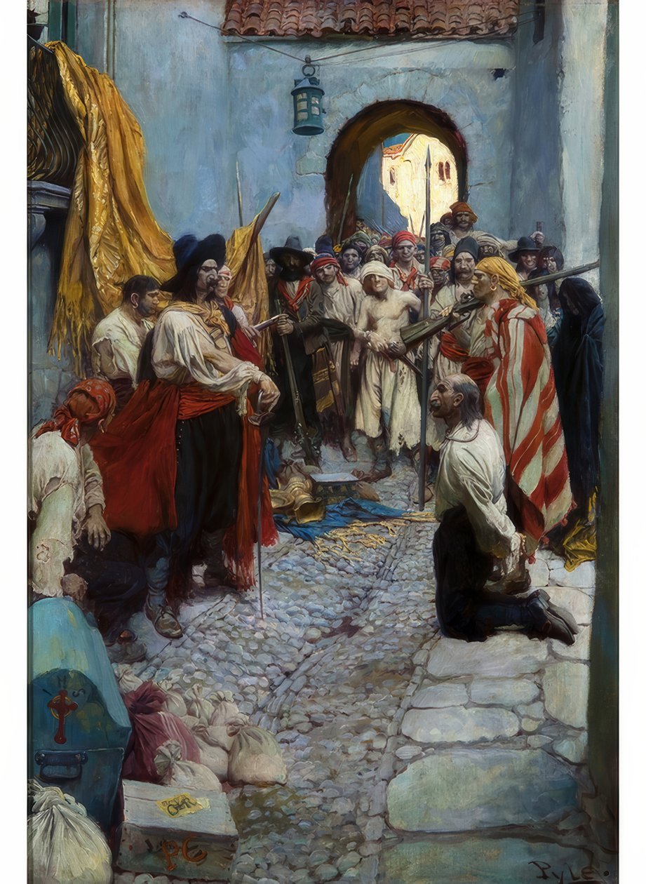 Extorquir tributo aos cidadãos de Howard Pyle