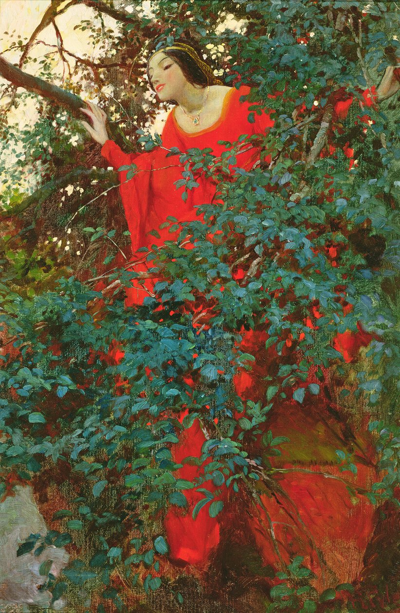 Assim, por uma batida de coração ela viu-o, de "The Fox Brush" de James Branch Cabell (1879-1958), publicado na Harper