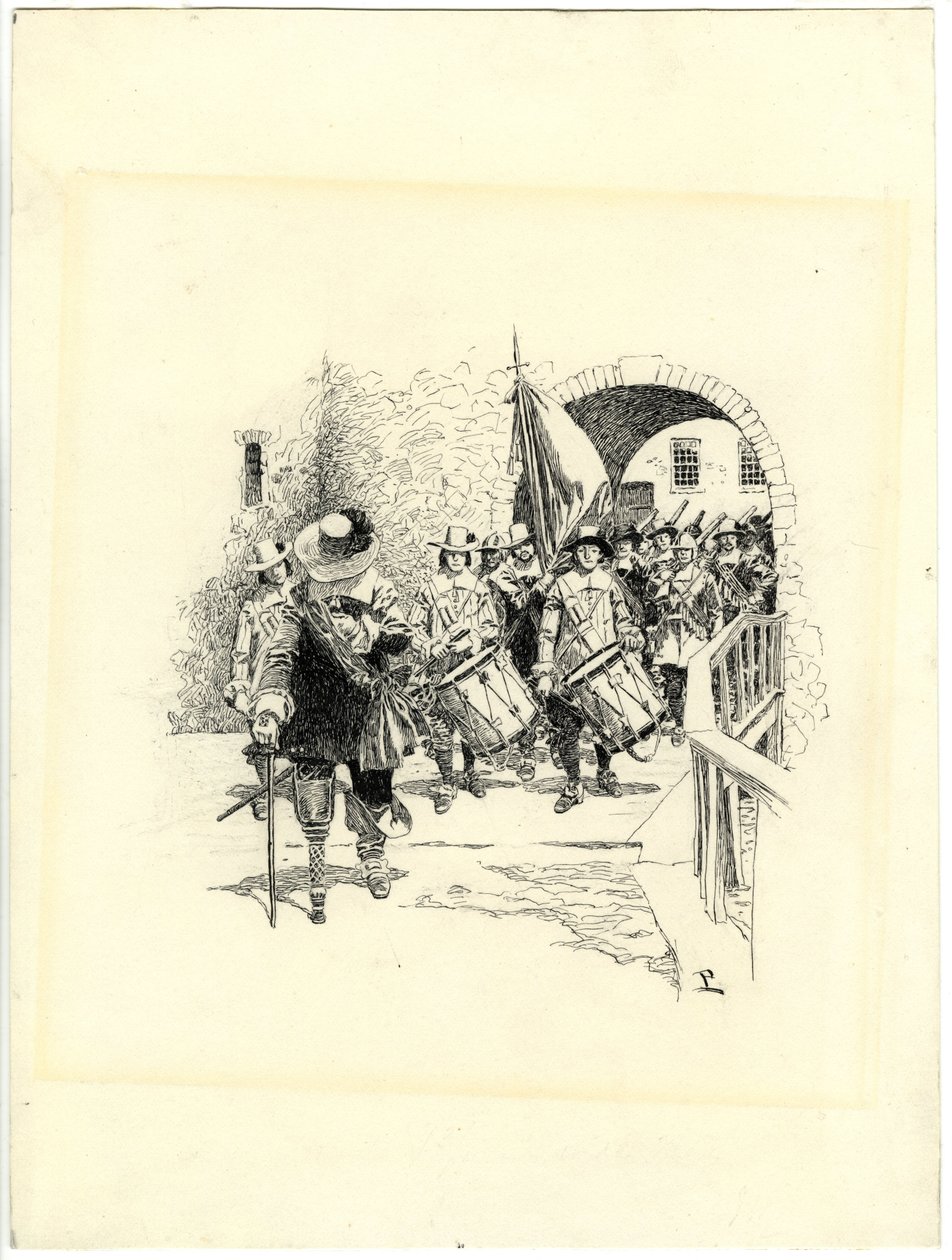 Tailpiece para The Evolution of New York, II de Howard Pyle