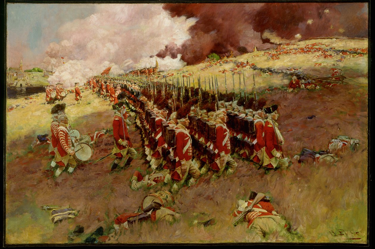 A Batalha de Bunker Hill de Howard Pyle