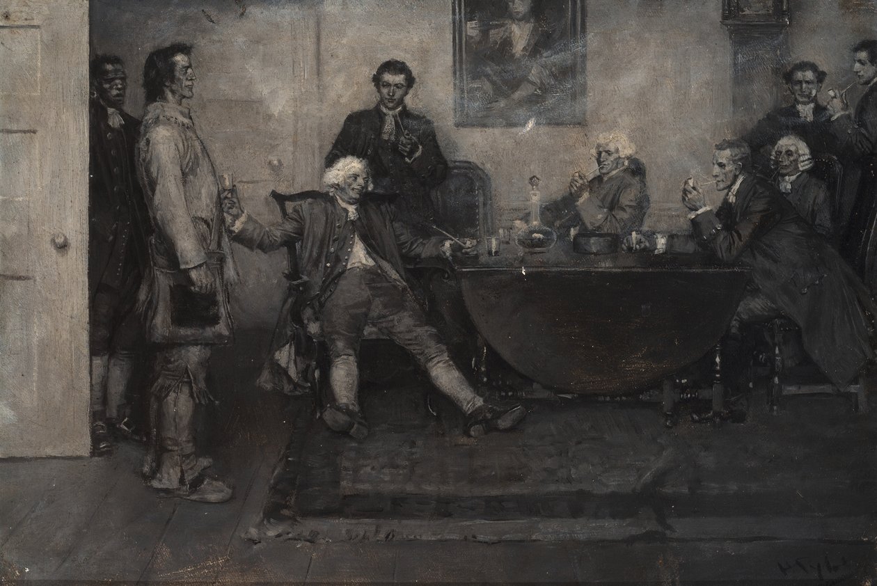 "Este é Enoch Wade, cavalheiros", disse o Baronete de Howard Pyle