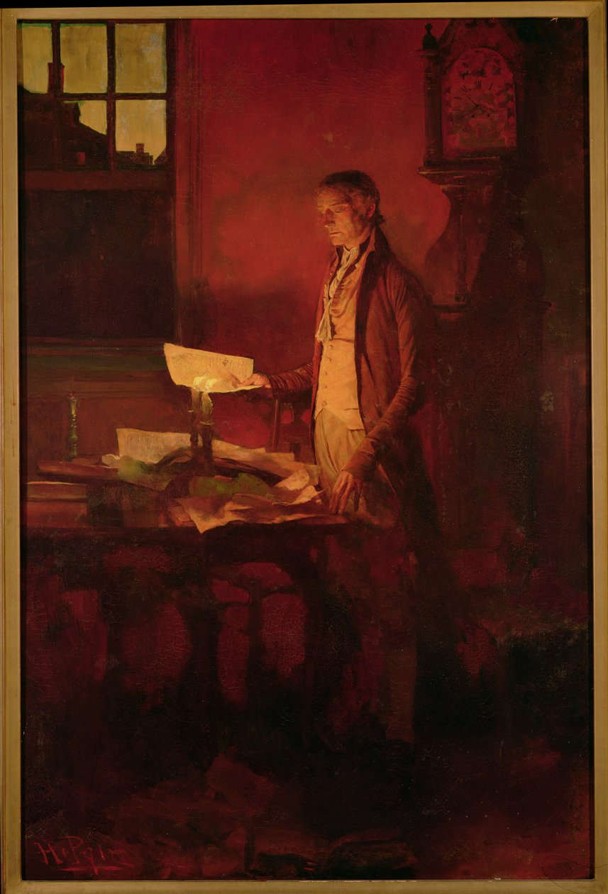 Thomas Jefferson Escrevendo a Declaração de Independência, de 