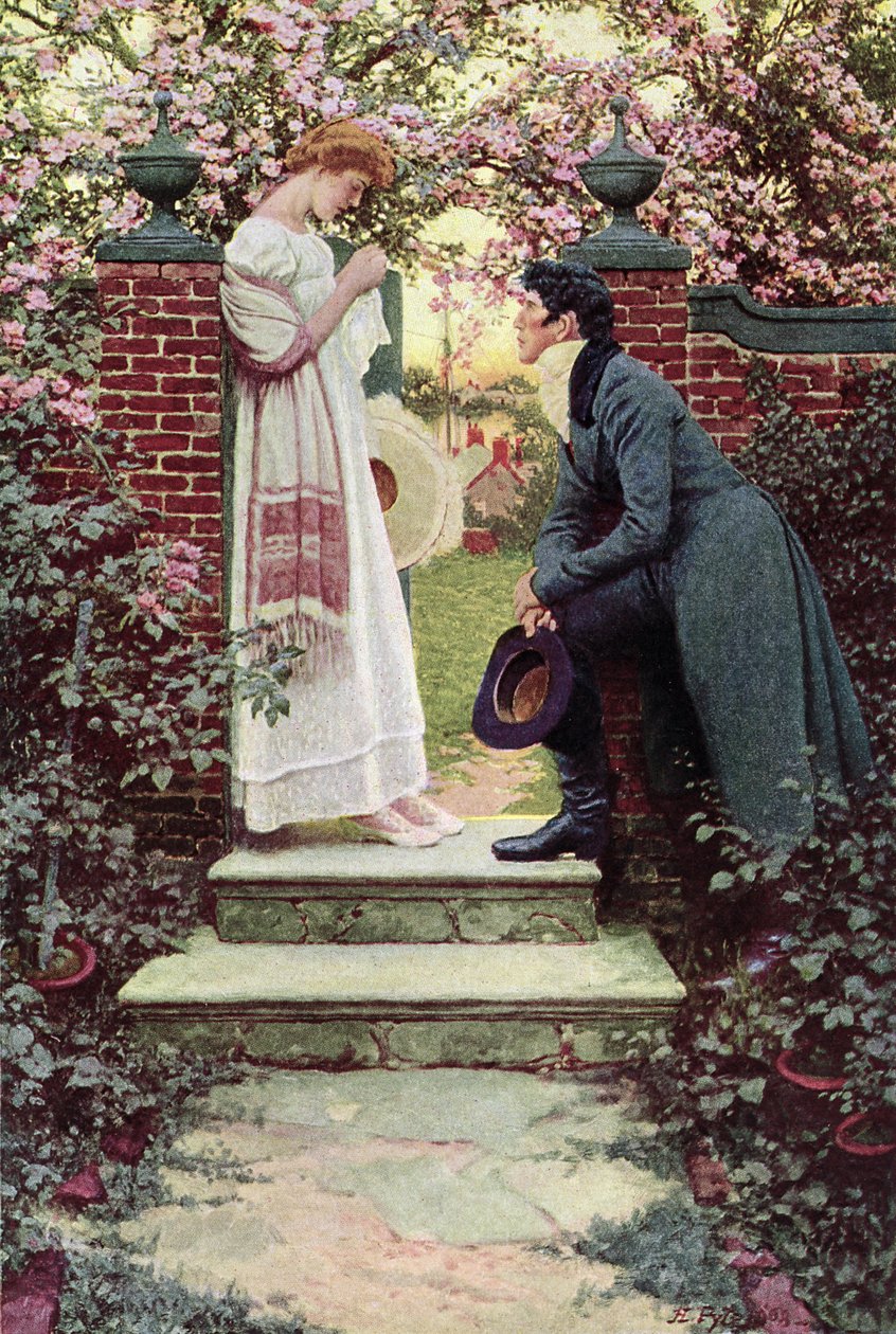 Quando todo o mundo parecia jovem, pub. na revista Harper&39;s, 1909 de Howard Pyle