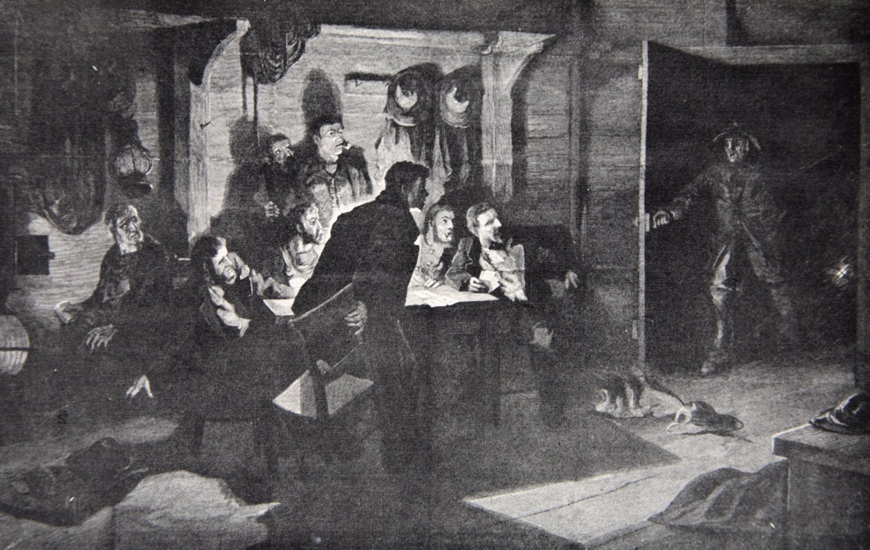 &39;Wreck in the Offing!&39;, Uma ilustração da Harper&39;s Weekly, 1878 de Howard Pyle