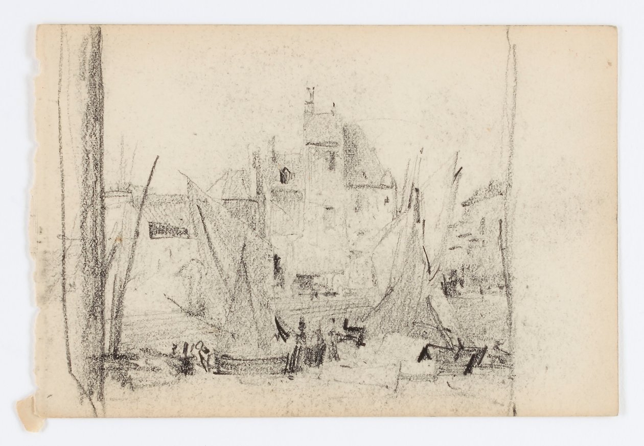 Sem título (Barcos de pesca) de Howard Russell Butler