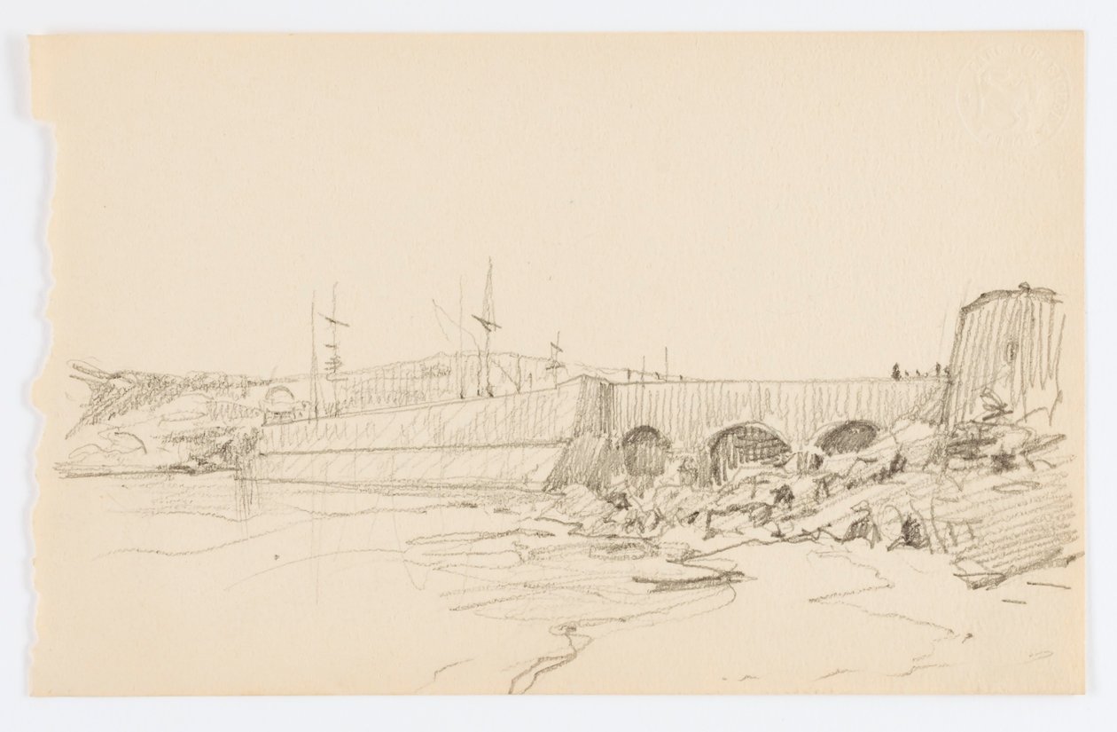 Sem título (Cais e praia) de Howard Russell Butler