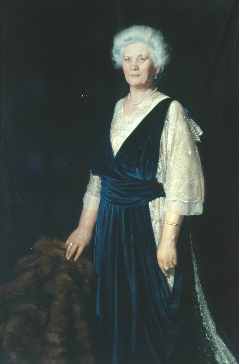 Lady Hill (óleo sobre tela) de Howard Somerville