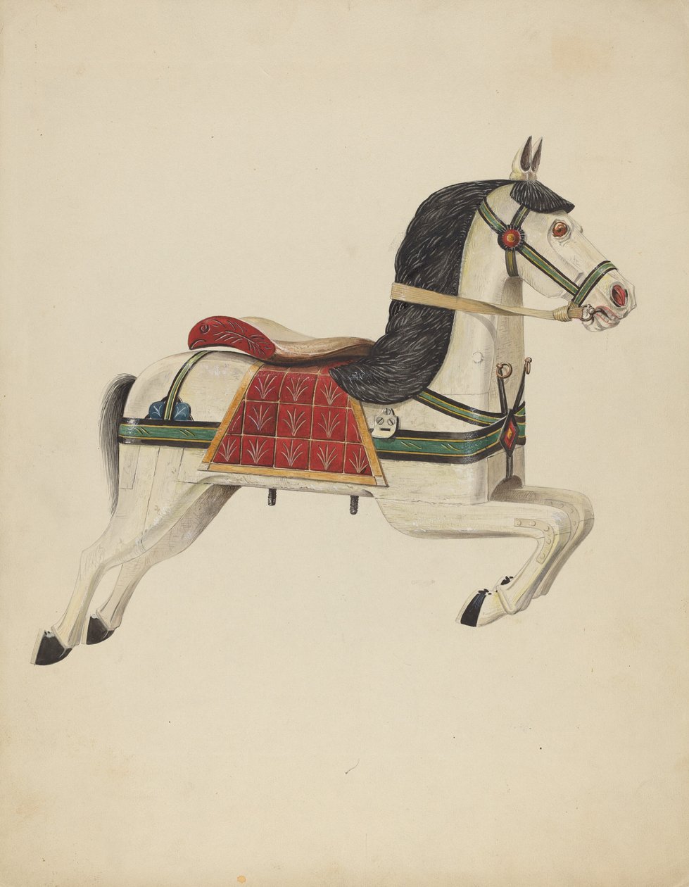 Cavalo carrossel de Howard Weld